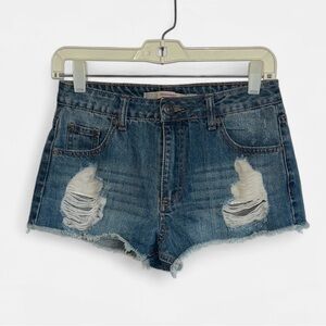 Distressed Women’s Denim Shorts, Highway Jeans